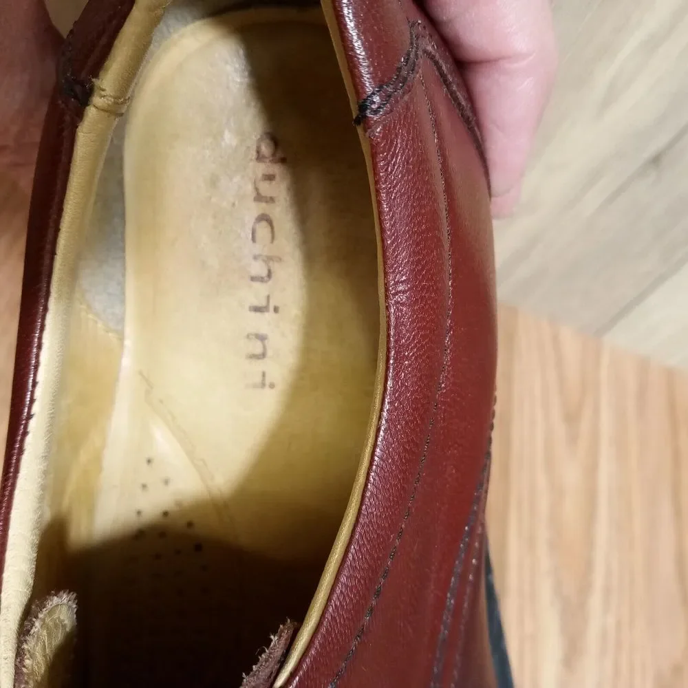 Duchini Mens Derby Shoes EU 41 U.S. Sz 8‎ Mens Brown Lace Up Leather